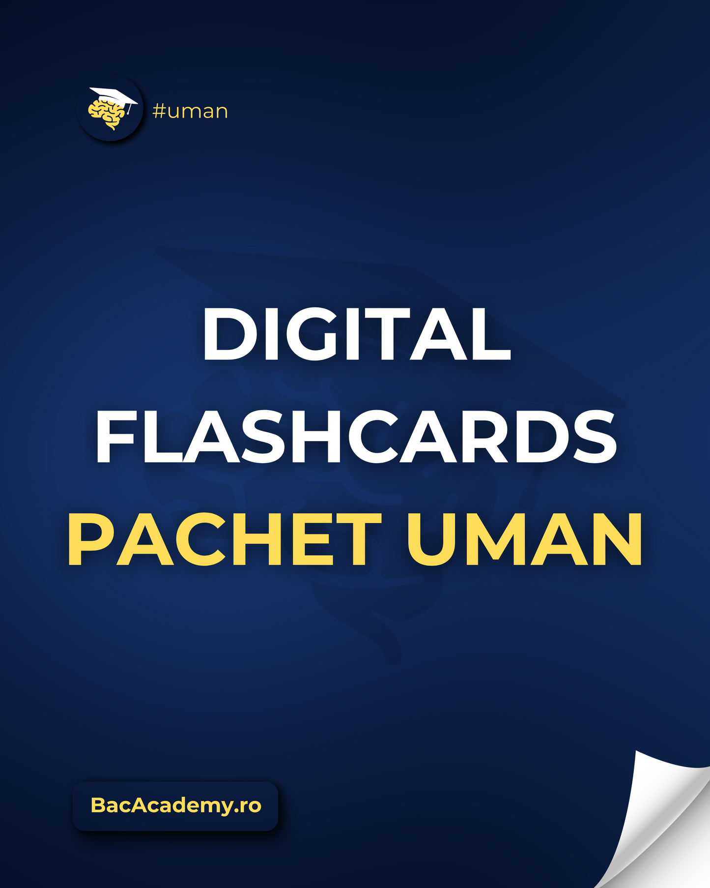 Pachet UMAN – Digital FlashCards (Istorie, Geografie, Română) 12.500+